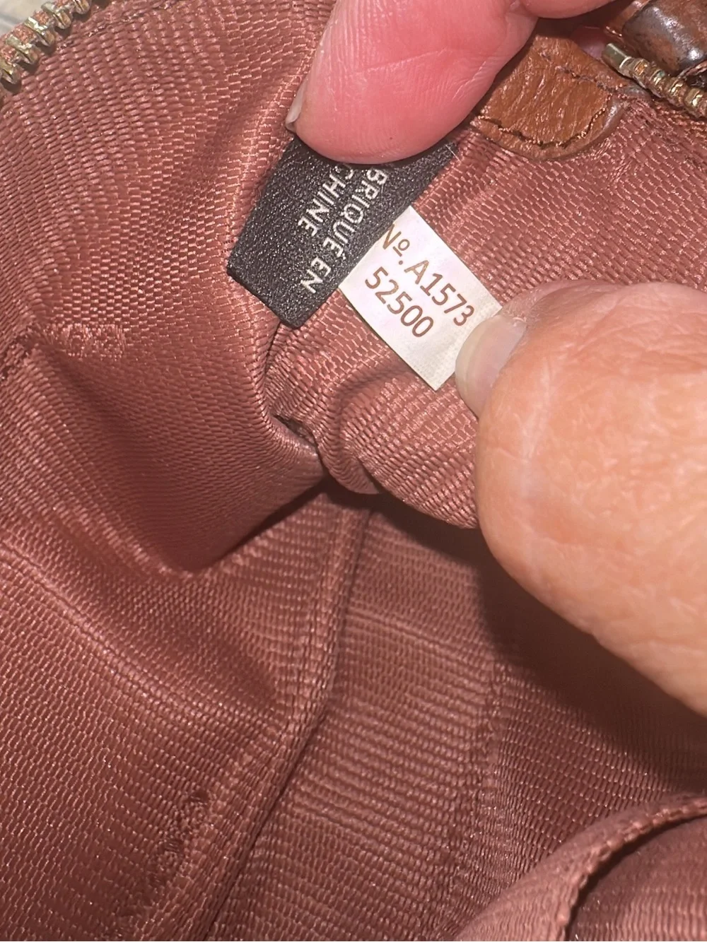 Coach pebbled leather